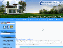 Tablet Screenshot of chiangmaiproperty-marketing.com
